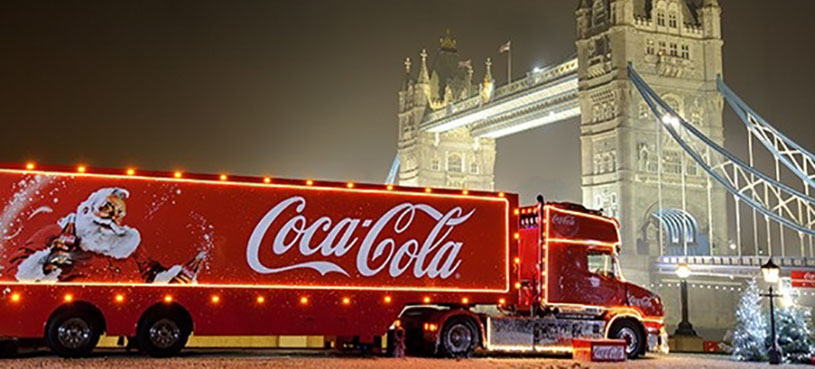 Coca-Cola Christmas truck tour visits Twitter - IPM Bitesize