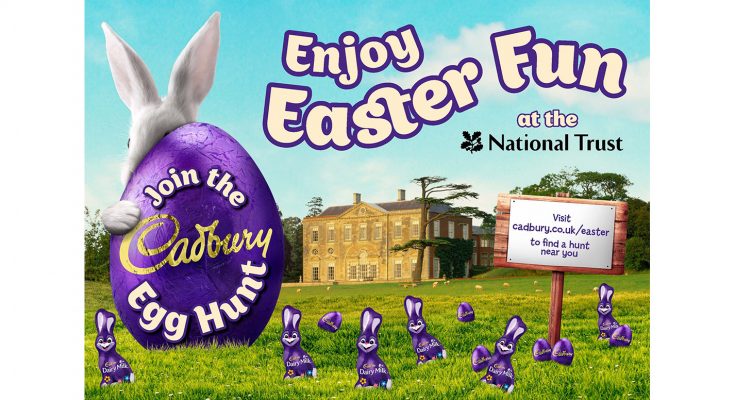 Mondelēz-owned confectionery brand Cadbury is again partnering the National Trust and National Trust for Scotland for the Cadbury’s Great British Egg Hunt campaign. The annual Easter egg hunt, which launches on Friday 14th April and runs nationwide over the Easter weekend, forms part of Cadbury’s wider seasonal campaign.