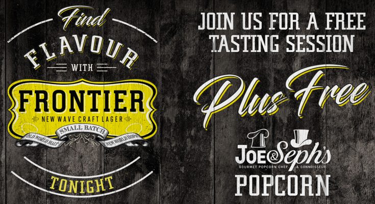 Frontier, the new craft lager from brewer Fuller’s, has teamed up with gourmet popcorn brand Joe & Seph’s for an in-pub food pairing campaign encouraging trial of Frontier through the offering of a free packet of Joe & Seph’s popcorn.